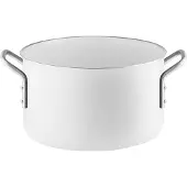 Eva Solo Kookpan White - ø 20 cm / 3.8 liter - geschikt voor alle warmtebronnen