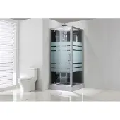 Wiesbaden Complete douchecabine thermo 90x90x228 cm 5mm