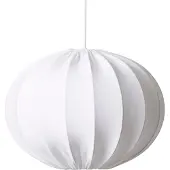 Watt & Veke Boll 40 Lampenkap Ovaal Wit - Lampenkappen Katoenjersey White - T124001