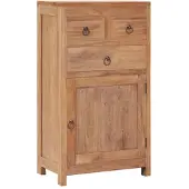 vidaXL Dressoir 50x30x90 cm massief teakhout