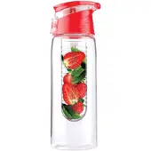 Asobu Waterfles Flavour It 2 Go - Incl. Fruitfilter - 600 ml - Rood