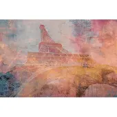 Dimex Fotobehang - Eiffel Tower Abstract II 375x250cm - Vliesbehang