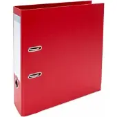 Soho Ordner – Ordners – Ringmappen – Documentenmap – 2–Rings Ringband – Randbescherming – Geplastificeerd – A4 – Rood