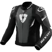 REV'IT! REV’IT! Control Zwart Wit Motorjas Maat 52