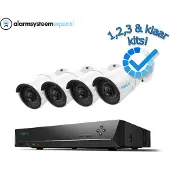 Reolink RLN8-410-2T: 8-kanaals 5MP/4MP PoE netwerk videorecorder met HDMI- en VGA-uitgang, inclusief 2 TB harde schijf