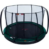 Avyna Trampoline Pro-Line FlatLevel 365 + Royal Class Veiligheidsnet Groen