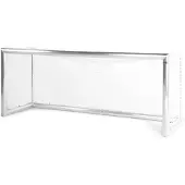 Avyna Voetbaldoel Professioneel 250 x 100 cm - Aluminium - 2 Stuks
