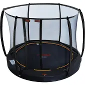Avyna Trampoline Pro-Line FlatLevel 08 + Royal Class Veiligheidsnet Zwart