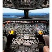 Blokker Dimex Cockpit View Vlies Fotobehang 225x250cm 3-banen