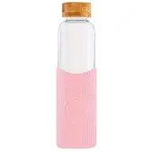 Neon Kactus - Pink Flamingo Glass Water Bottle 550ml
