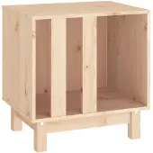 vidaXL Hondenhok 50x40x52 cm massief grenenhout
