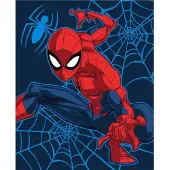 Marvel Spider-Man Fleeceplaid, Web - 130 x 160 cm - Polyester
