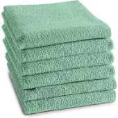 DDDDD Keukendoek Logo pastel groen 6st groen Katoen Thee- en keukendoek