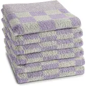 DDDDD - 6x Keukendoek - Barbeque - 50x55 cm - Pastel Lila - Set van 6 stuks