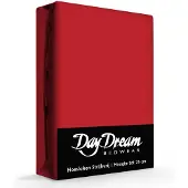 Day dream Hoeslaken - katoen - rood - 180x200 cm