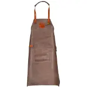 Boska Mr. Smith Leren Schort Pocket - Voorvak - Grijs - 85,5x64 cm