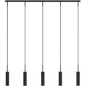 Audo Copenhagen Tubulaire rail hanglamp 5 Anodized bronzed