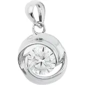 Behave – hanger – transparant – zilver – zirconia – tijdloos – elegant