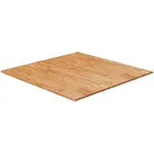 vidaXL Tafelblad vierkant 90x90x2,5 cm massief eiken lichtbruin