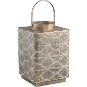 Ptmd collection PTMD Lantaarn Clair koper metaal vierkant 21x21x30 hoog