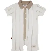 Frogs and Dogs - Onesie Piqué Stripes - - Maat 68 -