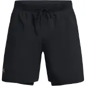 Under Armour Sportbroek 'Launch 7' lichtgrijs / zwart