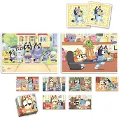 Top 1 Toys Spel edukit 4 in 1 Bluey