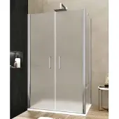 Lacus Zijwand giglio evo matt 80x200 cm kristalglas chroom