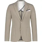 Blue industry colbert beige effen