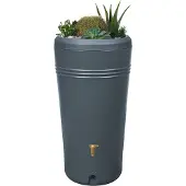 Garantia Regenton Azura - 230 liter - Antraciet - Plantenbak