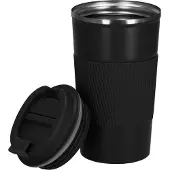 Springos Thermosfles - Thermoskan - 500 ML - RVS - Zwart