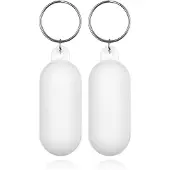 LGT JWLS Drijvende Sleutelhanger Wit - Mini Fender - Set van 2