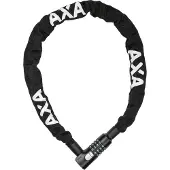 AXA basta 5011671, kettingslot, zwart, wit, staal, met sleutel, 900 mm, 5 mm