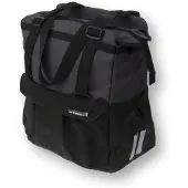 Basil Shopper Enkele fietstas - Zwart - 20 Liter