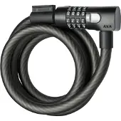 Axa Spiraalkabelslot Resolute 180cm Ø15mm Zwart Met Code