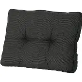 Madison Loungekussen Madison Rib Black Rugkussen (73 x 43 cm)