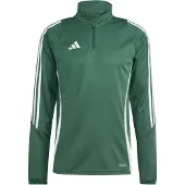 Adidas Sportsweatshirt 'Tiro 24' donkergroen / wit