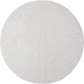 Veer Carpets Vloerkleed ella cream rond ø160 cm