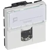 Legrand 076576, RJ-45, 2 modules, STP, Cat6a, wit, 493 g
