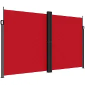 vidaXL Tuinscherm uittrekbaar 200x1200 cm rood