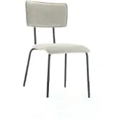 Workliving Eetkamerstoel Bo Society - Boucle Shitake
