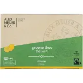 Alex Meijer Groene thee citroen, FT 100 stuks x 1,5 gram