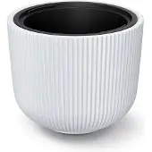 Prosperplast Bloempot Rond Milly L 40cm WIT