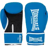 Lonsdale Ashdon Leather Artificial Boxing Gloves Blauw 12 oz