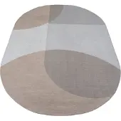 Veer Carpets Vloerkleed eli beige ovaal 200 x 290 cm