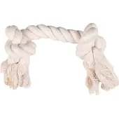 Flamingo Hondenspeelgoed Cotton Flos Jack met 2 Knopen - XS