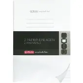 Herlitz Schrift A5 Gelinieerd Papier Wit Niet geperforeerd