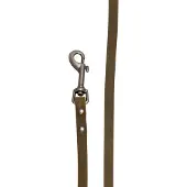 Animal Boulevard Ab30179 - Hals- En Leibanden - Hond - Ab Country Leather Add-a-dog Leiband Olijf-12mmx60cm - Maat: 12mmx60cm - 205381