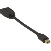 Microconnect MDPDP-4K, 0,15 meter, Mini DisplayPort naar DisplayPort, mannelijk naar vrouwelijk, 4096 x 2160 pixels