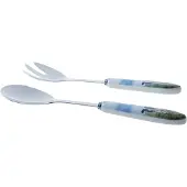 Wiebe van der zee Saladebestekset Multi multi RVS Slabestek